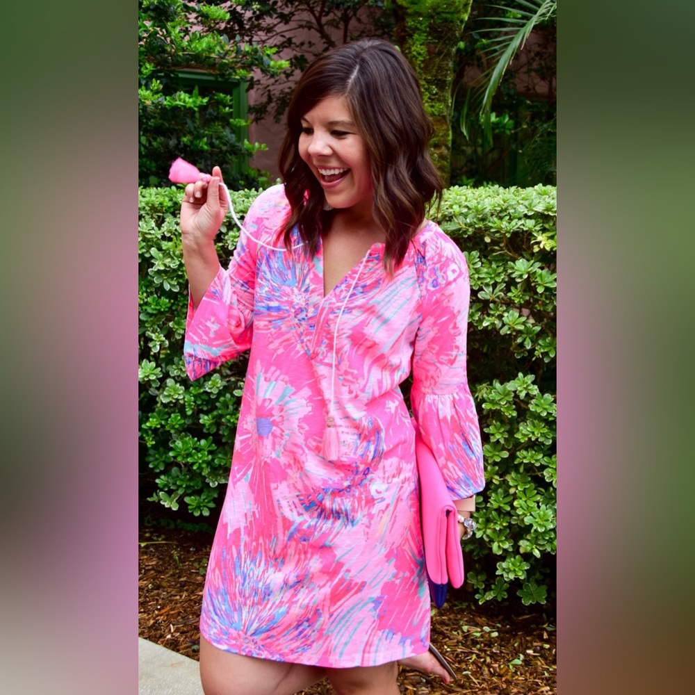 LILLY PULITZER Del Lago Tunic Dress in Multi Never Been Betta - XXS FITS LIKE XS
